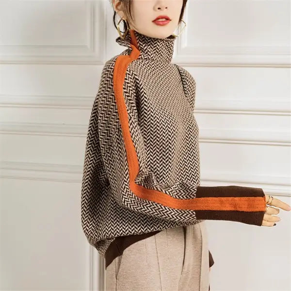 Seevasa | Pull col roulé élégant pour femmes