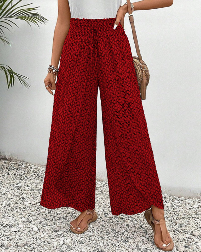 Muanala | Pantalon à la jambe large et à l'imprimé géométrique