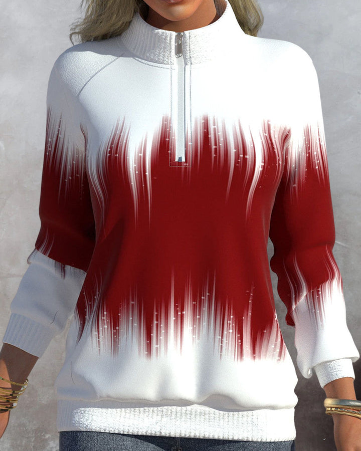 Seonnasa | Pull-over élégant avec demi-zip