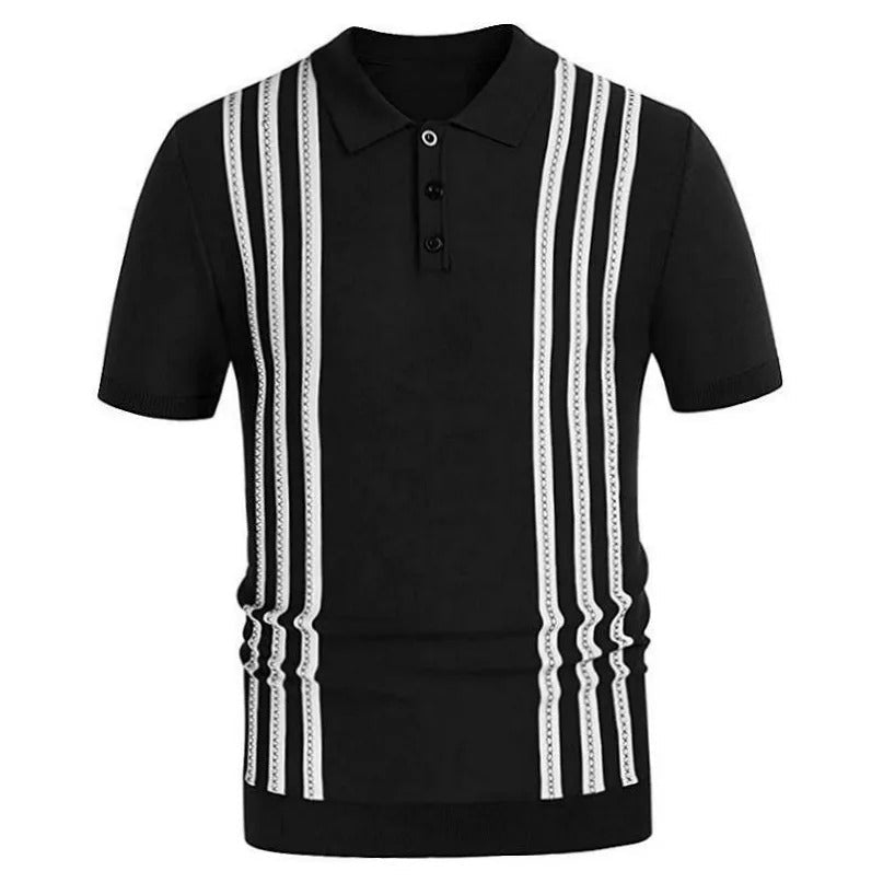 Veaynes | Menswear Polo en maille à manches courtes