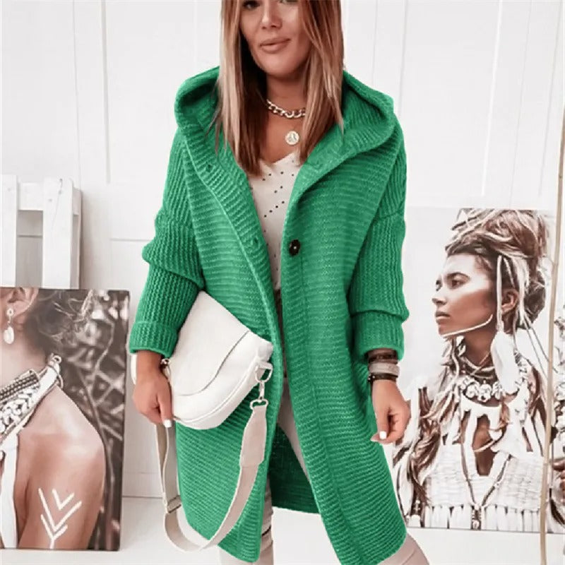 Eayana | Cardigan en cachemire à capuche pour femmes