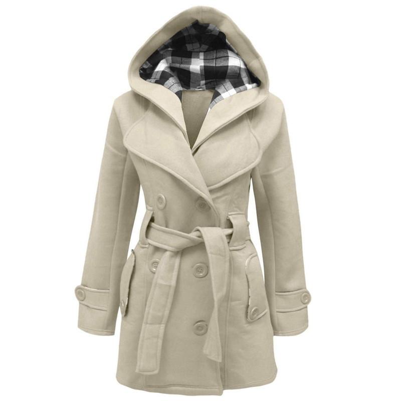 Seelleara | Manteau en laine ceinturé pour femmes