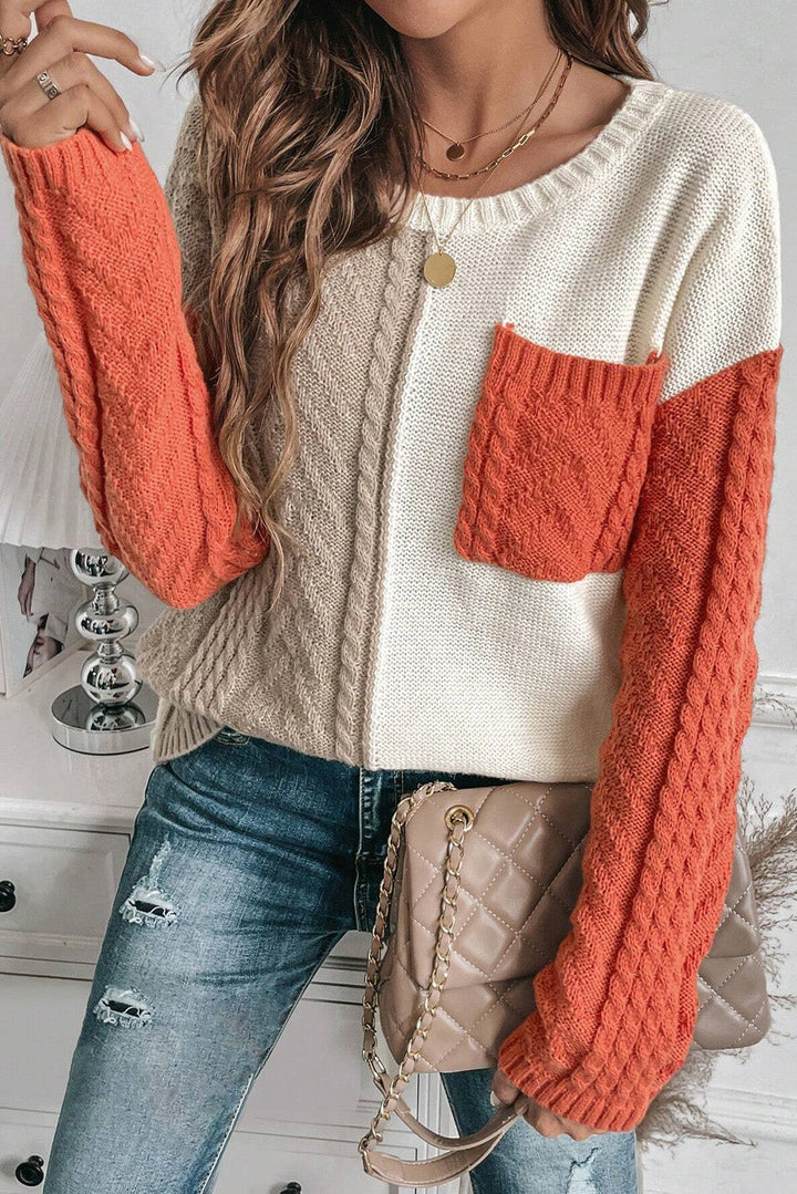 Muara | Pull tendance en color block pour femmes