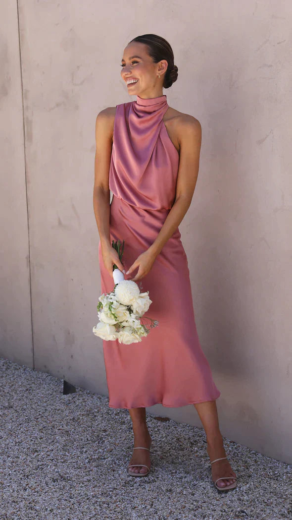 Rounama | Robe longue brillante
