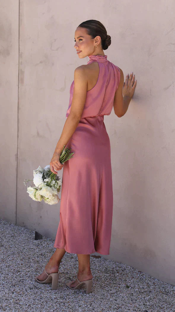 Rounama | Robe longue brillante