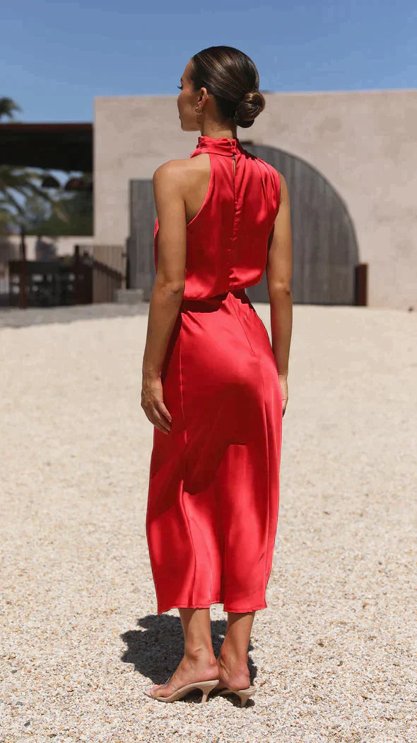 Rounama | Robe longue brillante