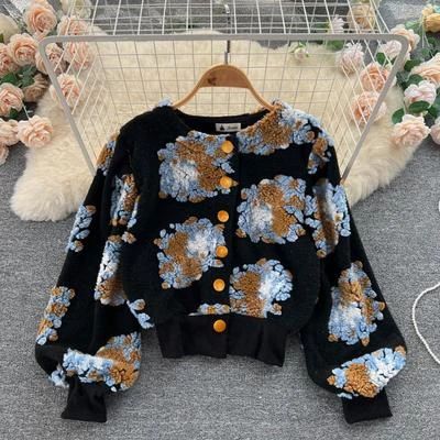 Leayama | Gilet brodé fleuri pour femmes