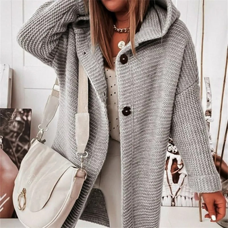 Eayana | Cardigan en cachemire à capuche pour femmes