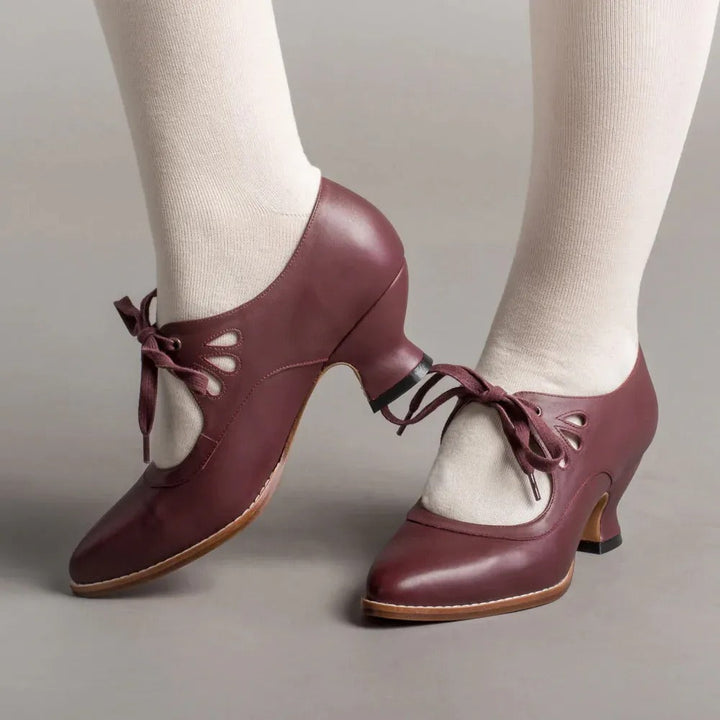 Sounaxa | Chaussures rétro élégantes à talon bas