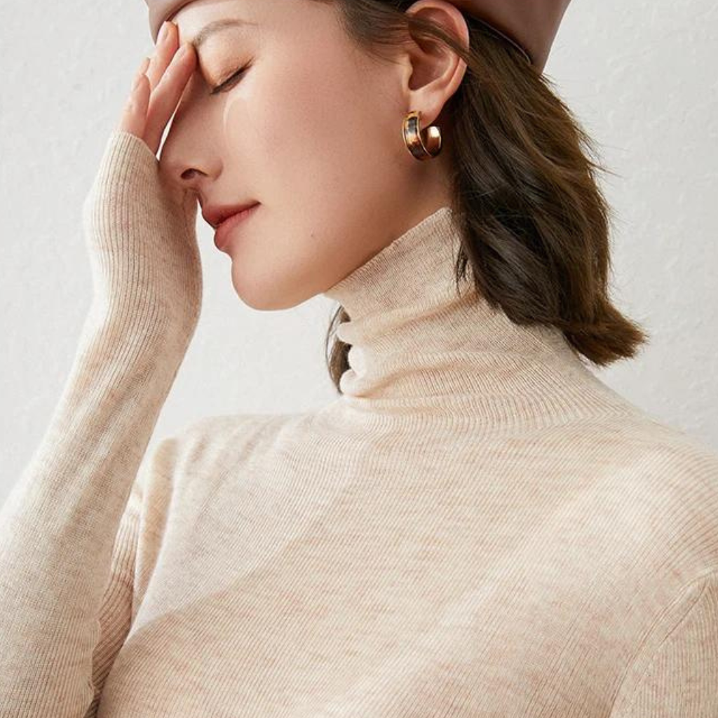 Muenasa | Pull Gola Haute Élégant Pour Femmes