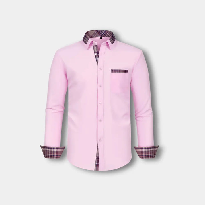 Seosian manches longues à finitions carreaux pour Homme – Joni