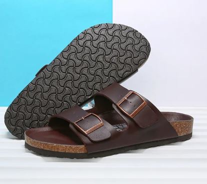 Neosian | Sandales d'été orthopédiques en cuir pour hommes