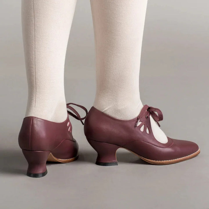 Sounaxa | Chaussures rétro élégantes à talon bas
