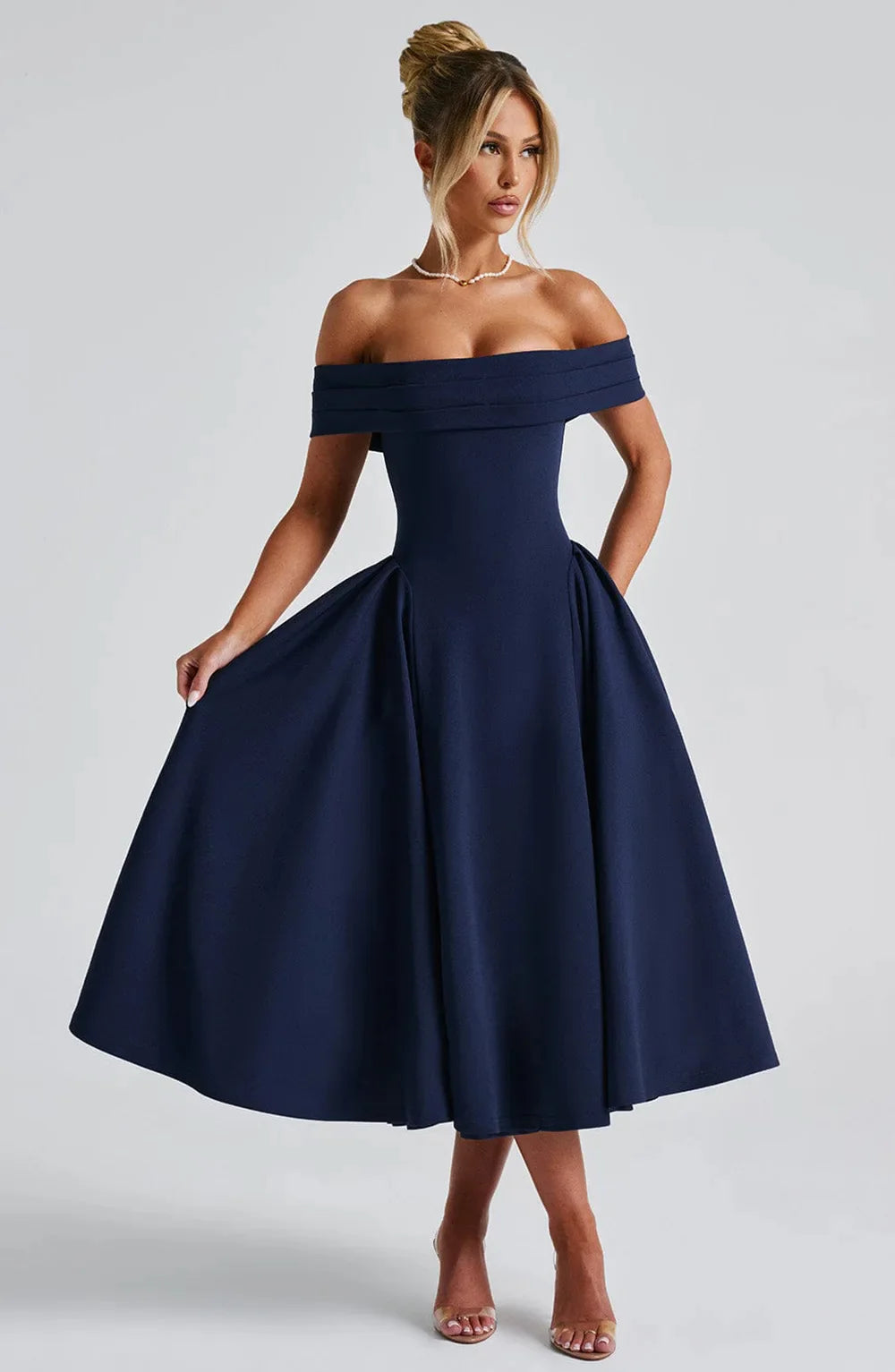 Eirala Chic Midi Robe cocktail – Hilf