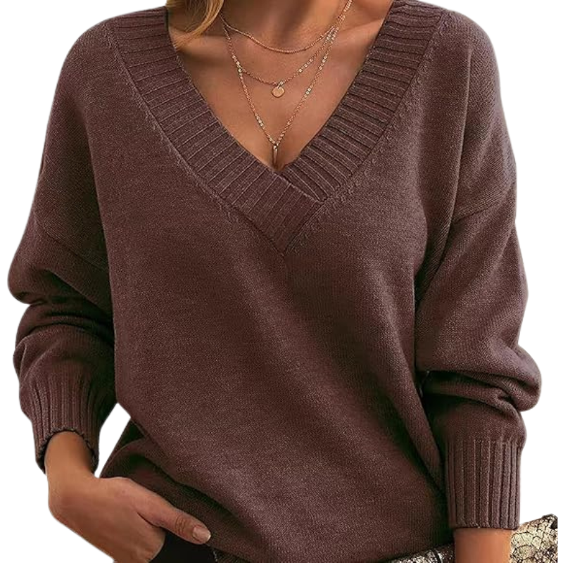 Liira | Pull en cachemire col en V pour femmes