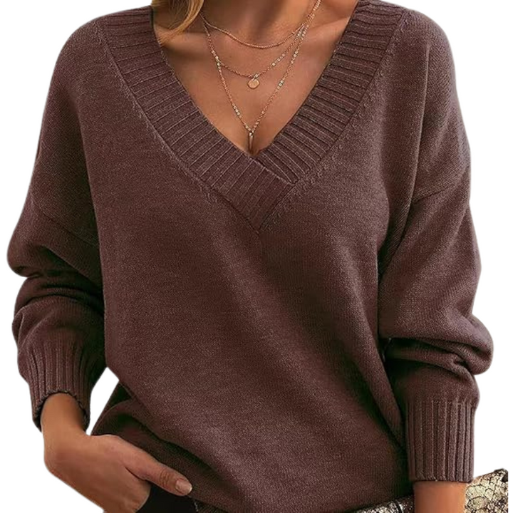 Liira | Pull en cachemire col en V pour femmes