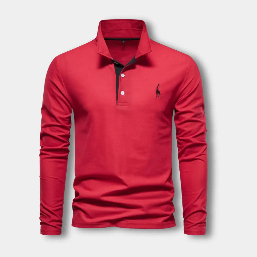Niorar manches longues avec col ouvert contrasté pour Homme – Spence