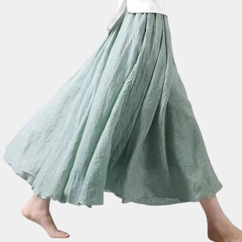 Solinera longue fluide à effet froissé pour Femme – Miquel