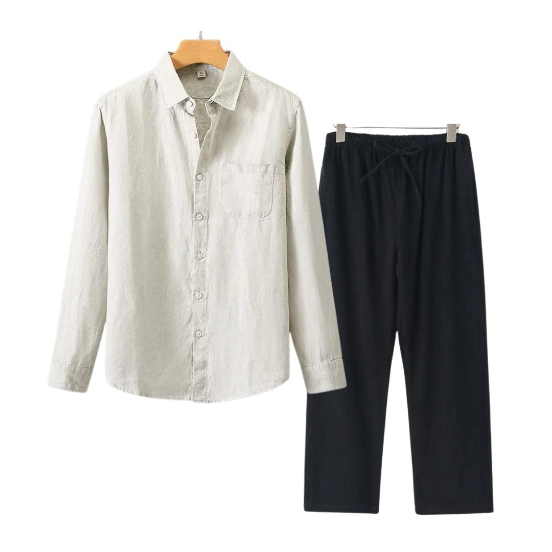 Saunan | Chemise Décontractée Été Homme