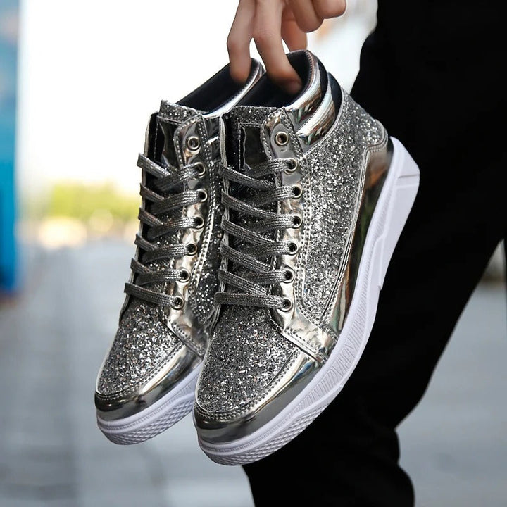 Neiraxa | Baskets montantes brillantes pour hommes