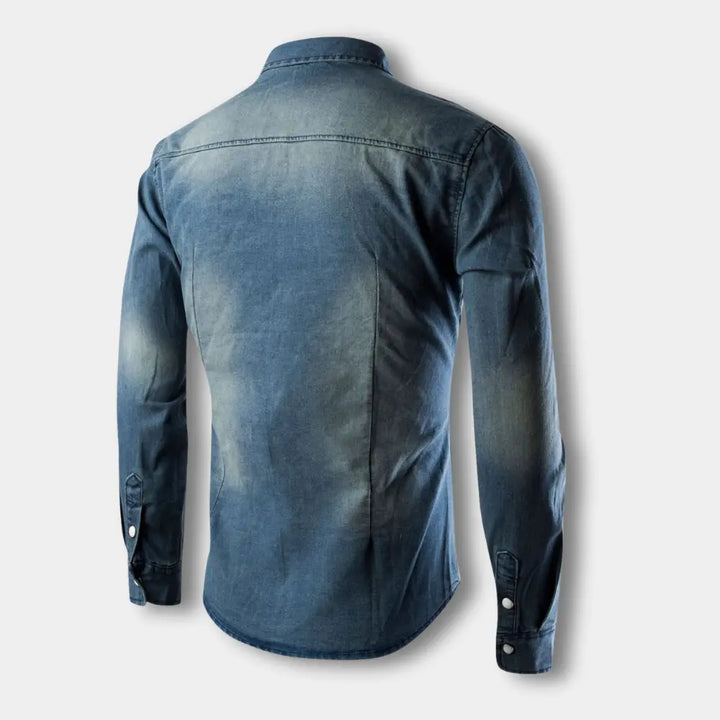 Rounas à manches longues effet délavé pour Homme – Riku