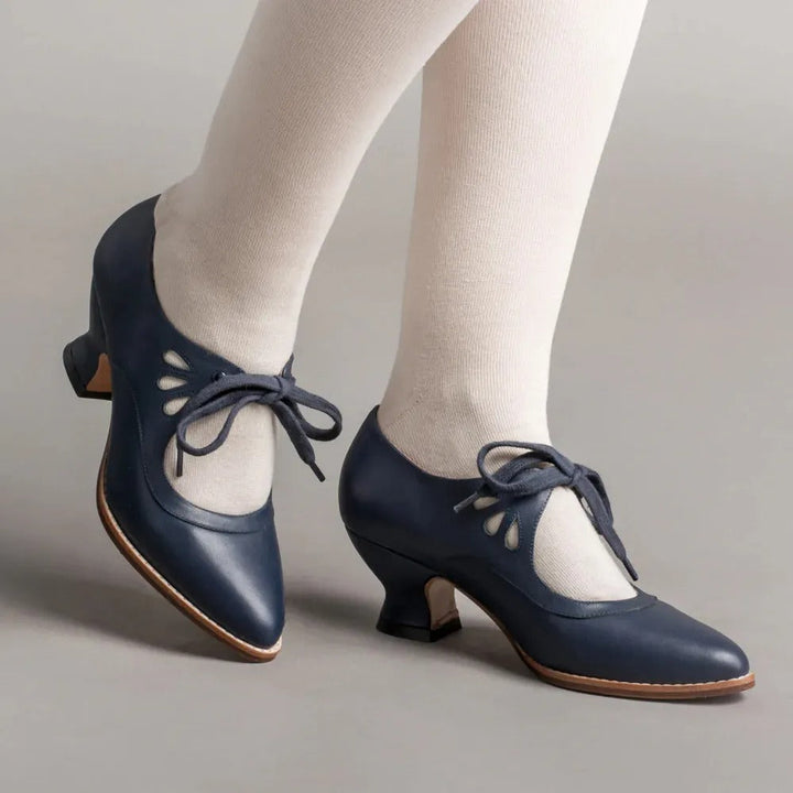 Sounaxa | Chaussures rétro élégantes à talon bas