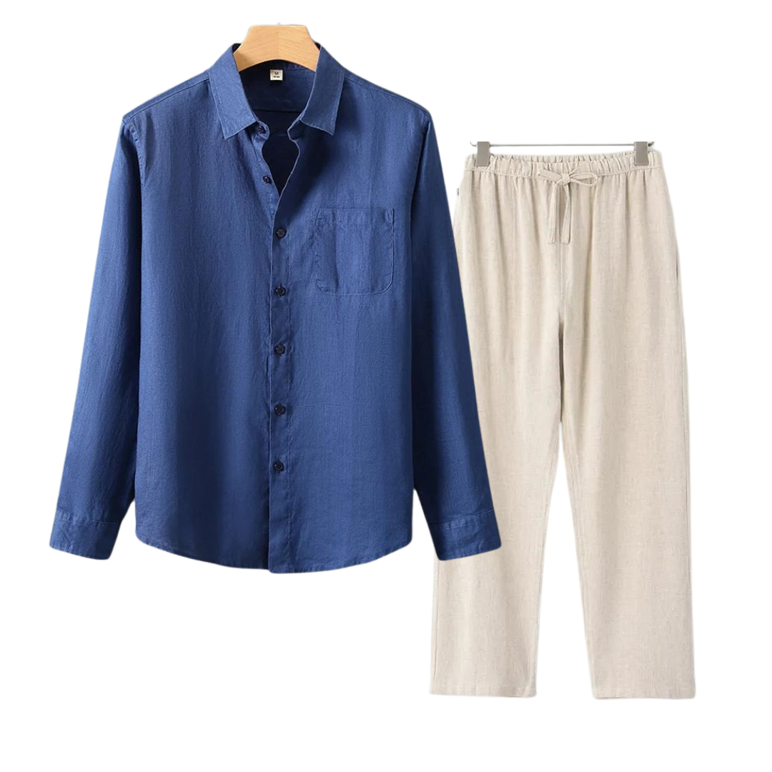Saunan | Chemise Décontractée Été Homme