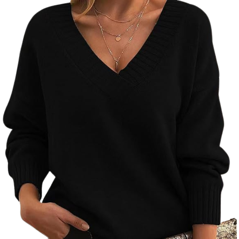 Liira | Pull en cachemire col en V pour femmes
