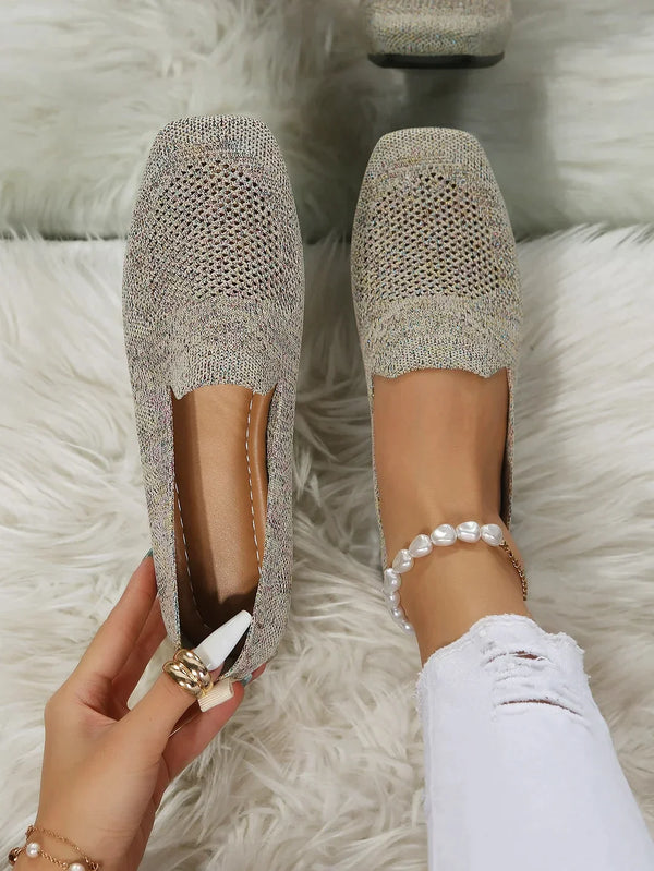 Muria | Chaussures plates basses d'été à bout rond pour femmes