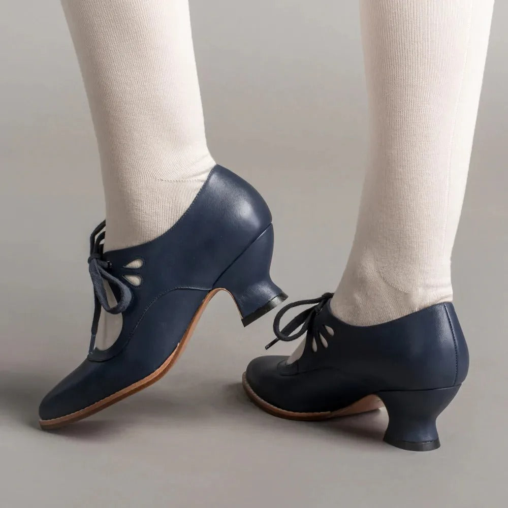 Sounaxa | Chaussures rétro élégantes à talon bas