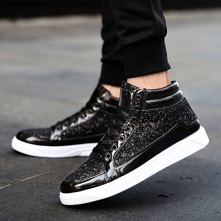 Neiraxa | Baskets montantes brillantes pour hommes