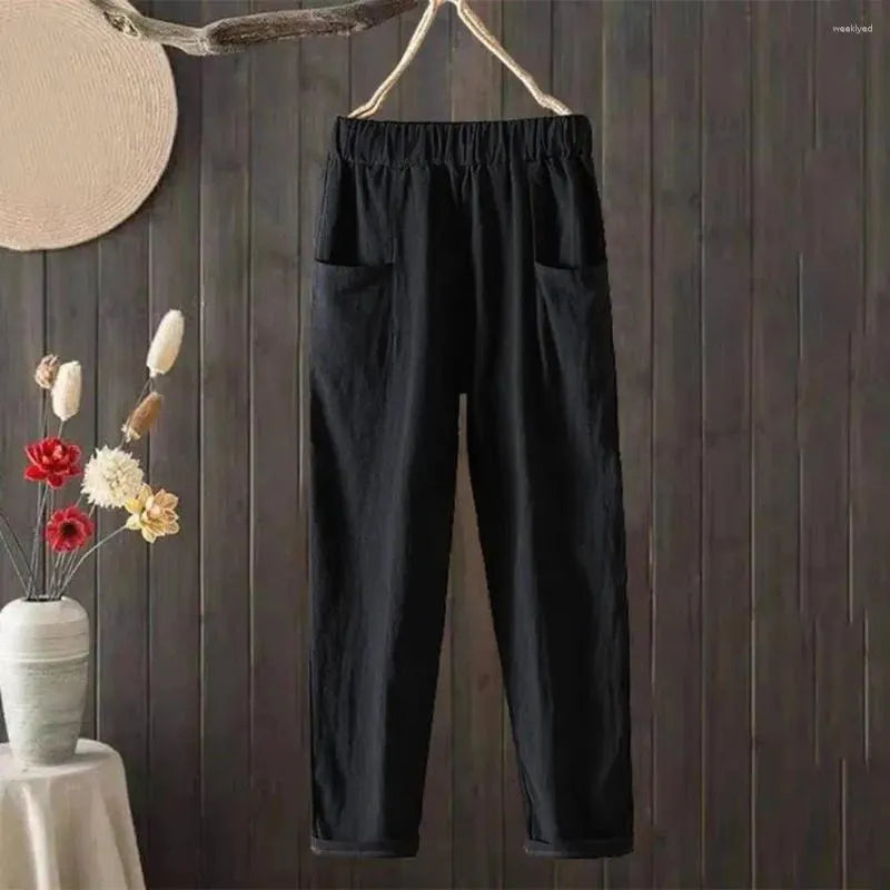 Seevara | Pantalons de loisirs en coton et en lin