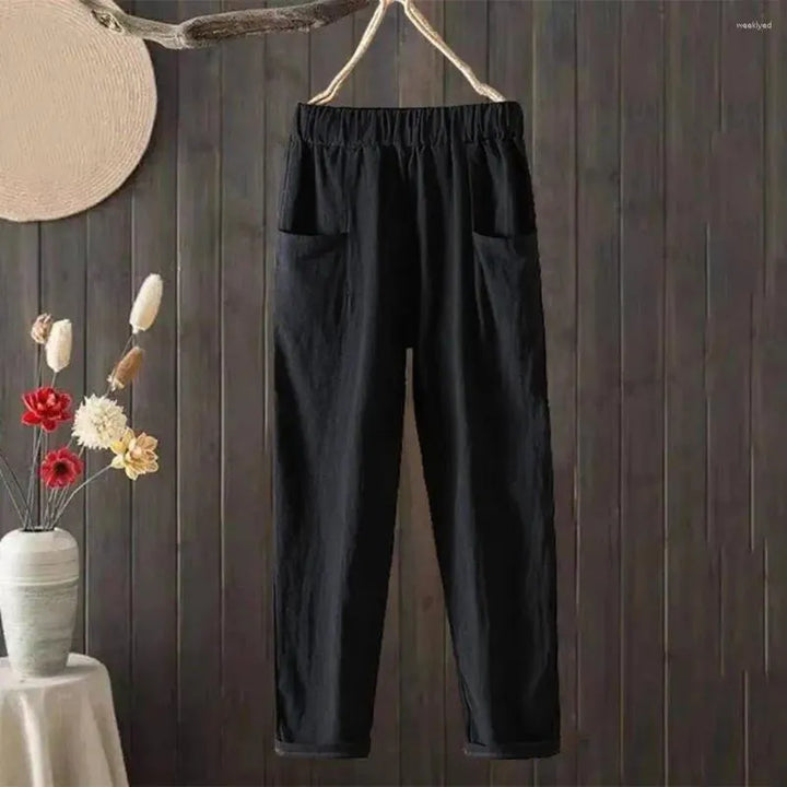Seevara | Pantalons de loisirs en coton et en lin