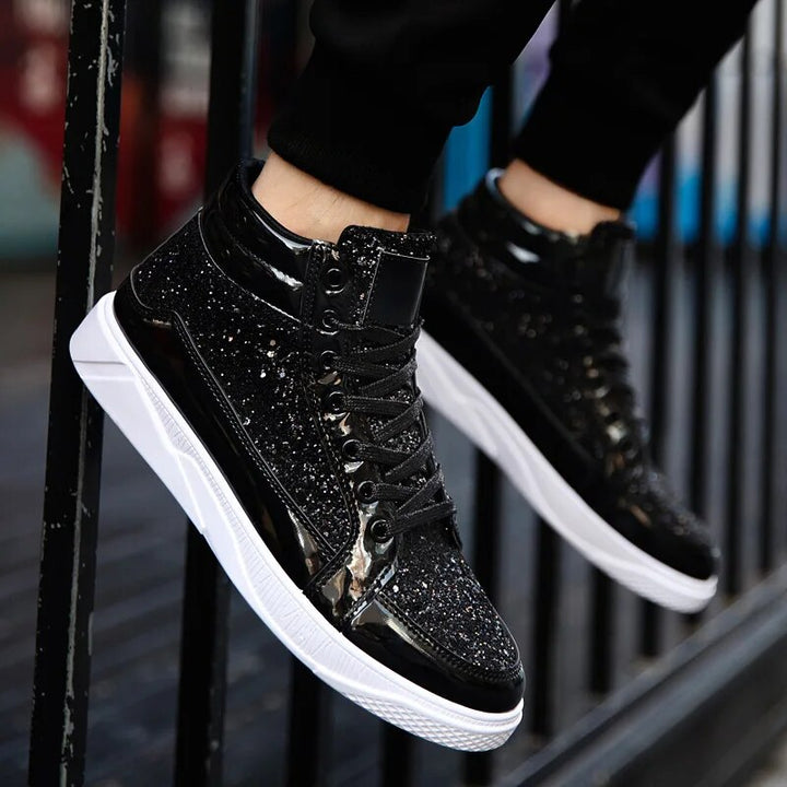 Neiraxa | Baskets montantes brillantes pour hommes