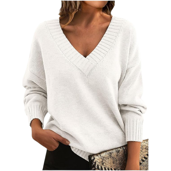 Liira | Pull en cachemire col en V pour femmes