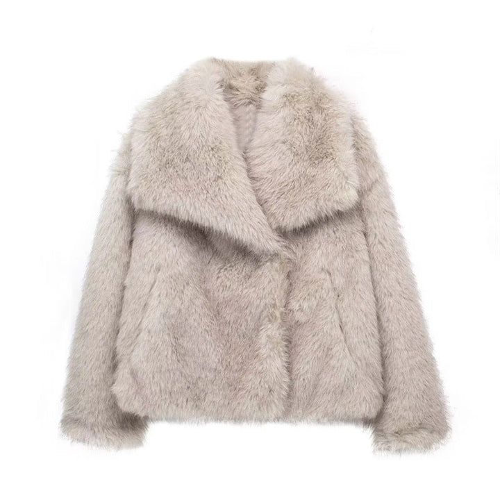 Luoraxa | Veste courte en fausse fourrure