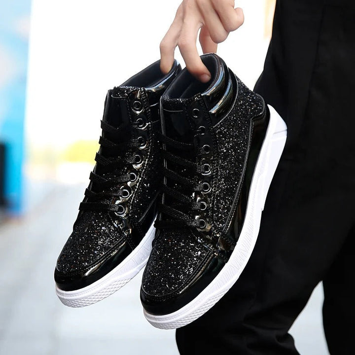 Neiraxa | Baskets montantes brillantes pour hommes