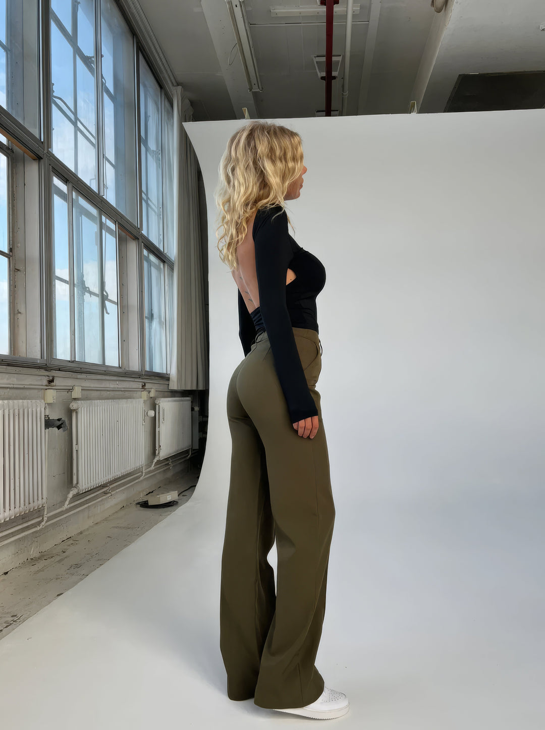 Riaynera | Pantalon business casual simple pour femmes