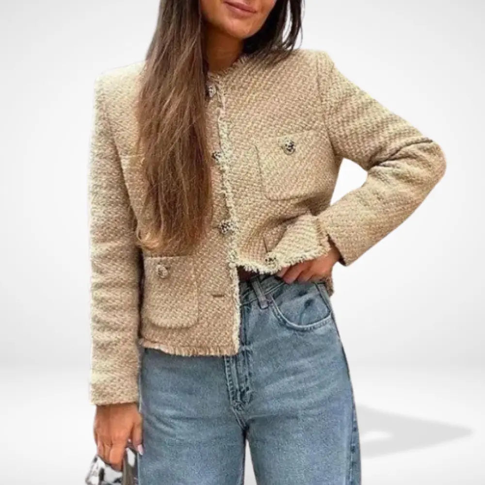 Mounaxa mi-saison femme à poches plaquées – Estelle