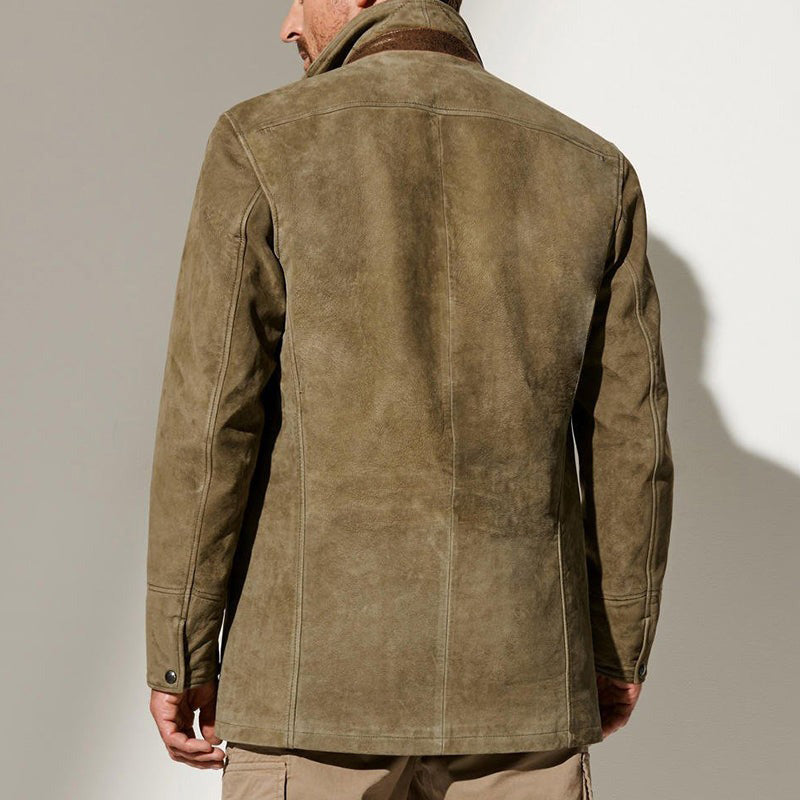 Roayner | Veste en suède vintage pour hommes