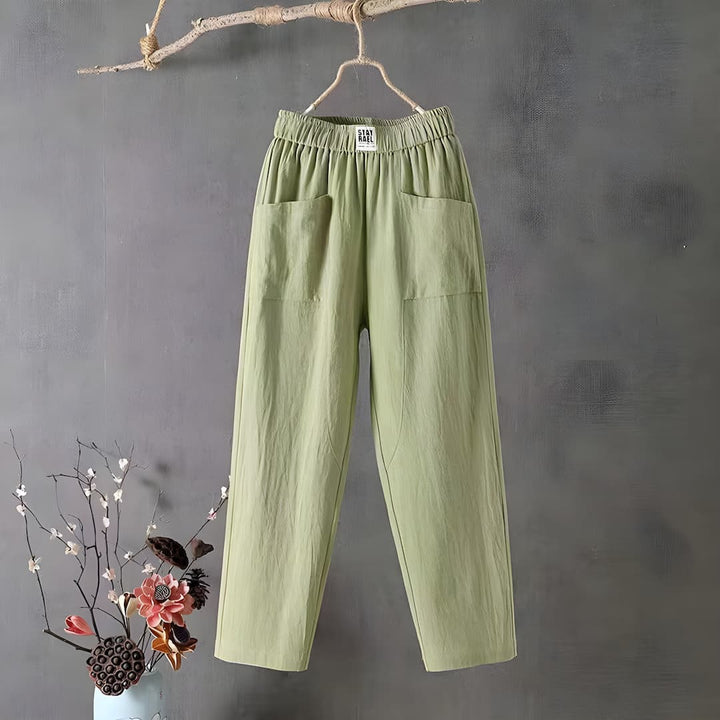Seevara | Pantalons de loisirs en coton et en lin
