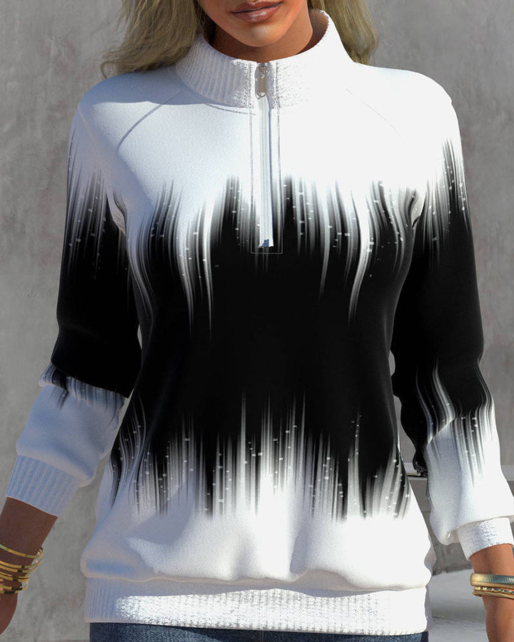 Seonnasa | Pull-over élégant avec demi-zip