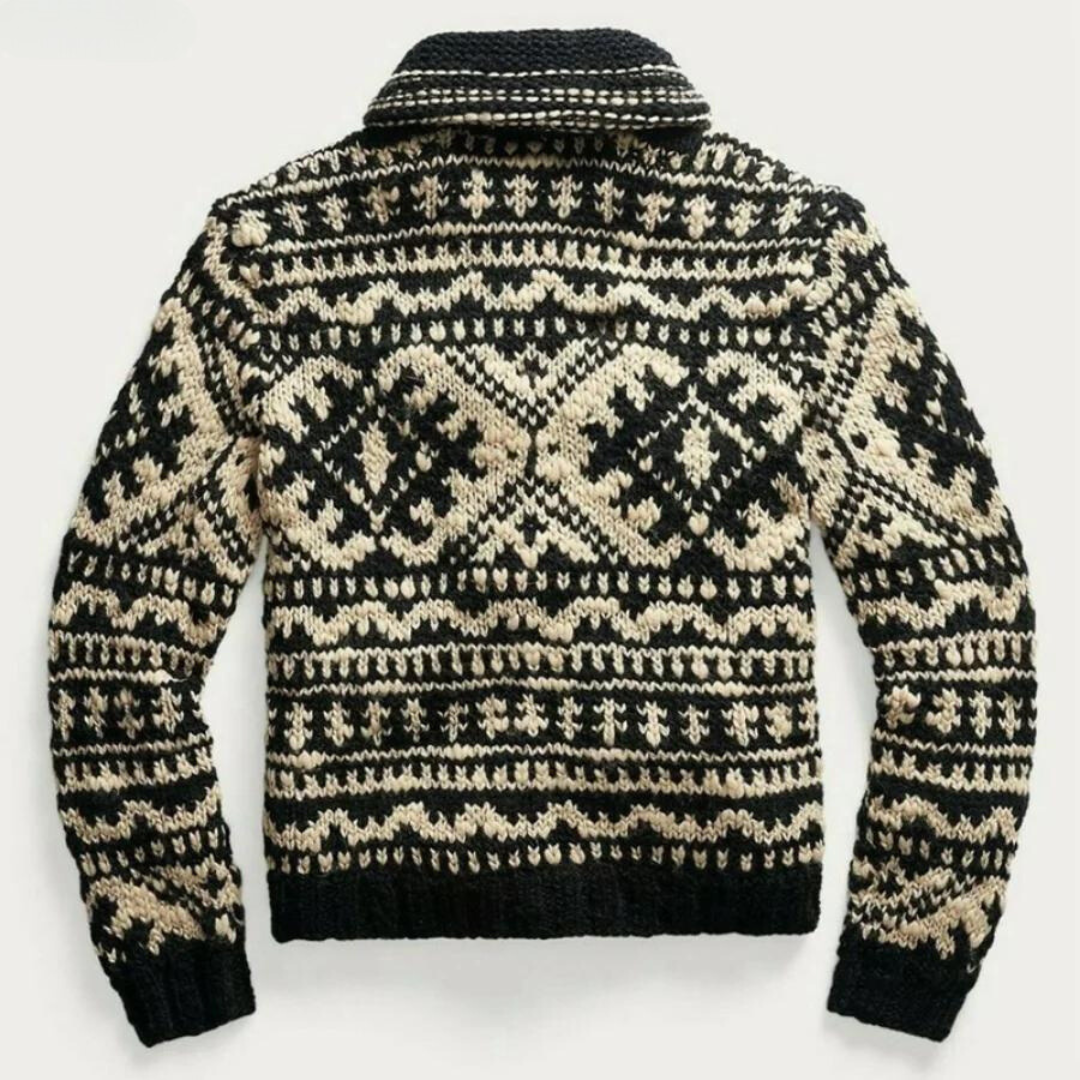Saosiar | Finn Cardigan norvégien tricoté main