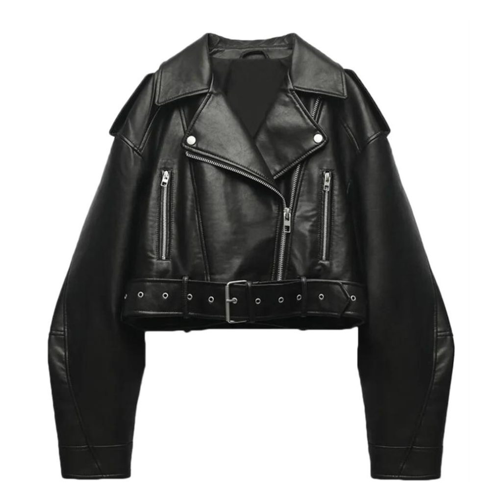 Naevasa | Veste Slim En Cuir Pour Femmes