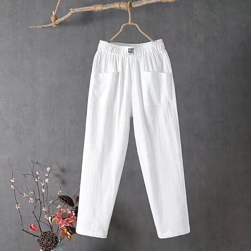 Seevara | Pantalons de loisirs en coton et en lin
