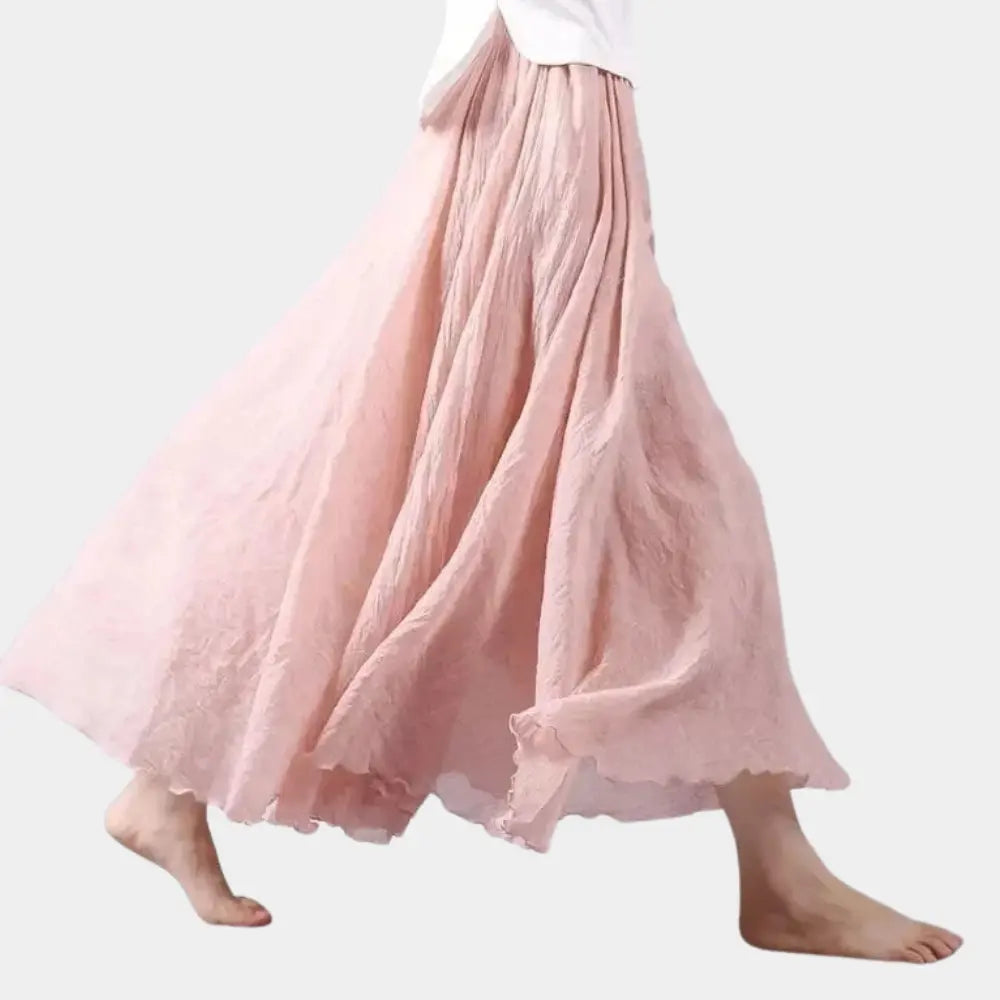 Solinera longue fluide à effet froissé pour Femme – Miquel