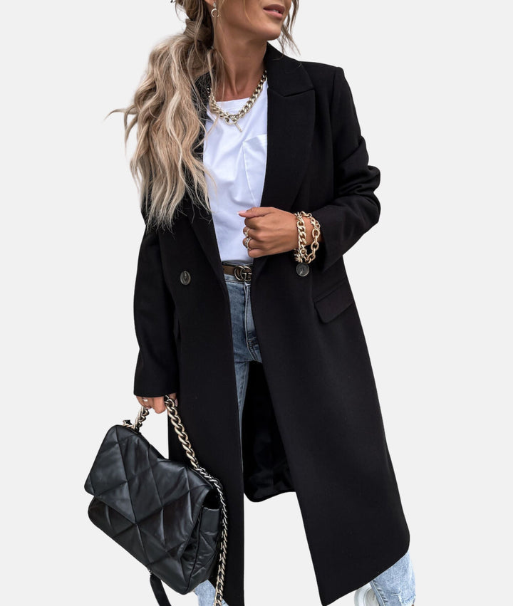 Soorasa | Manteau long avec col