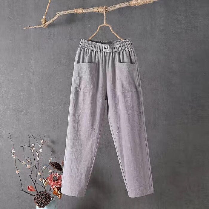 Seevara | Pantalons de loisirs en coton et en lin