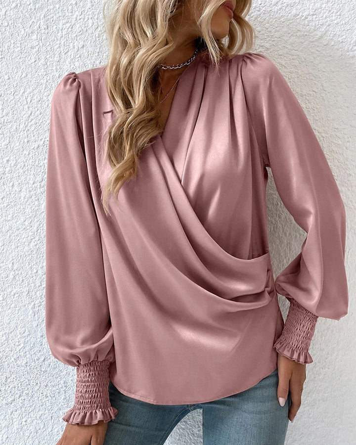 Muellela | Blouse élégante avec décolleté en V