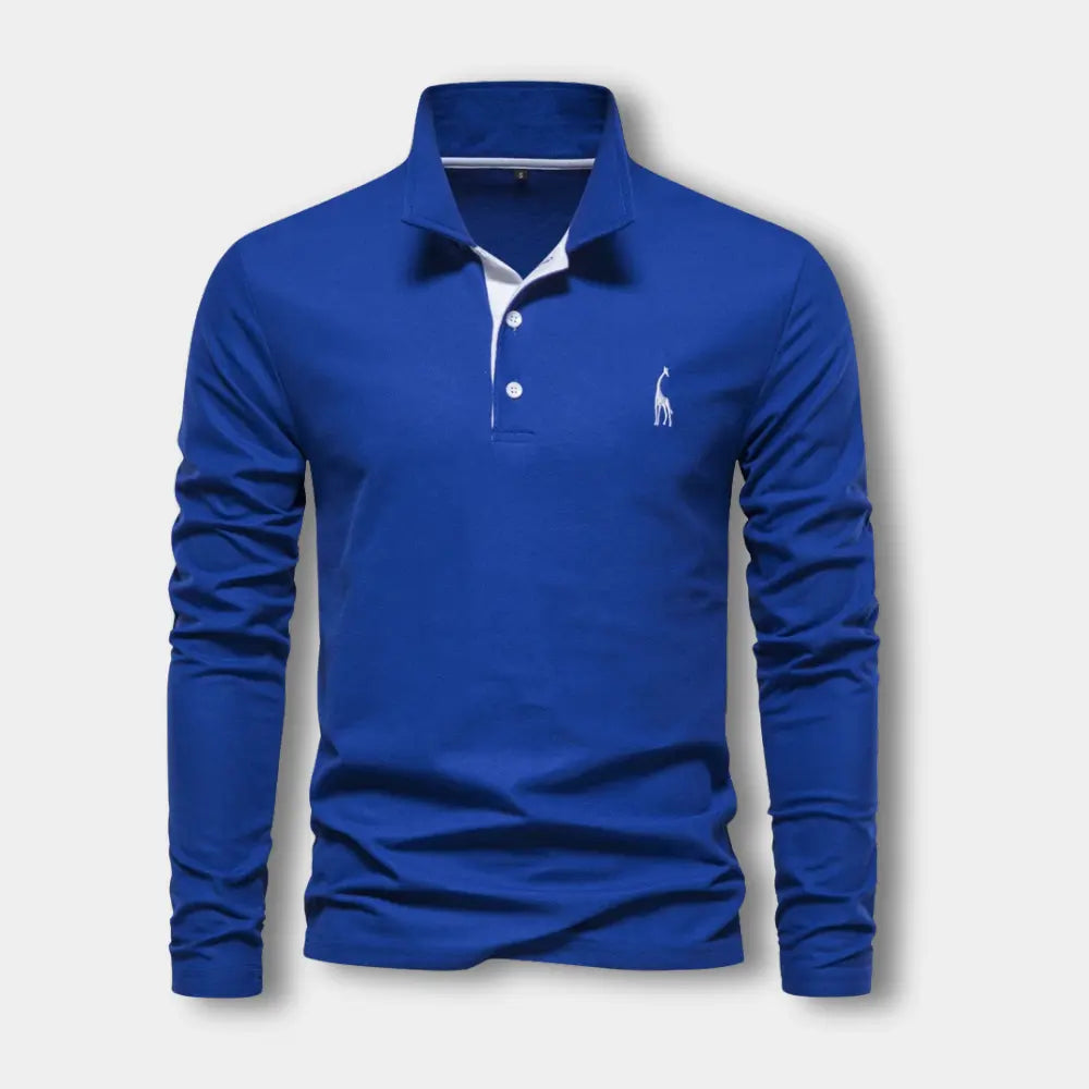 Niorar manches longues avec col ouvert contrasté pour Homme – Spence